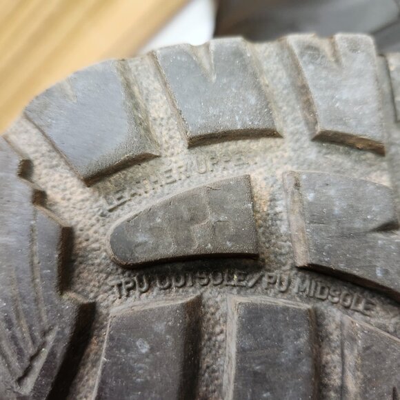 Blundstone Steel Toe Chelsea Boot Size AU 8.5 US 9.5 Oil Resistant Black Leather - Picture 10 of 14